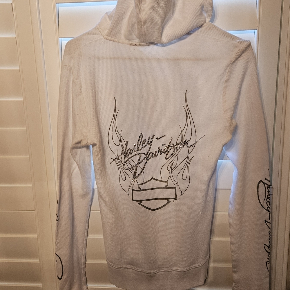 Vintage Harley Davidson Longsleeve With Hood